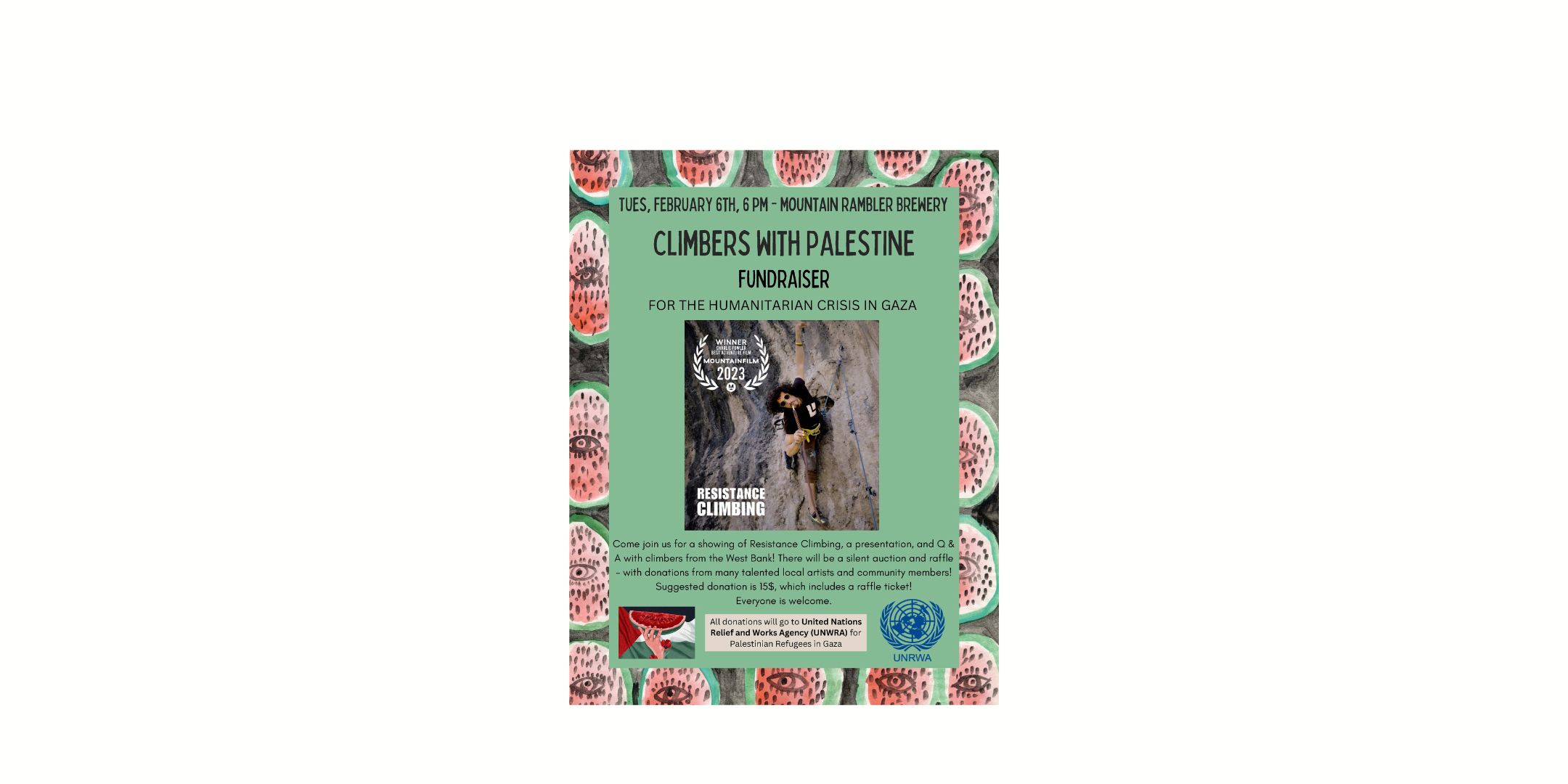 Climbing for Palestine