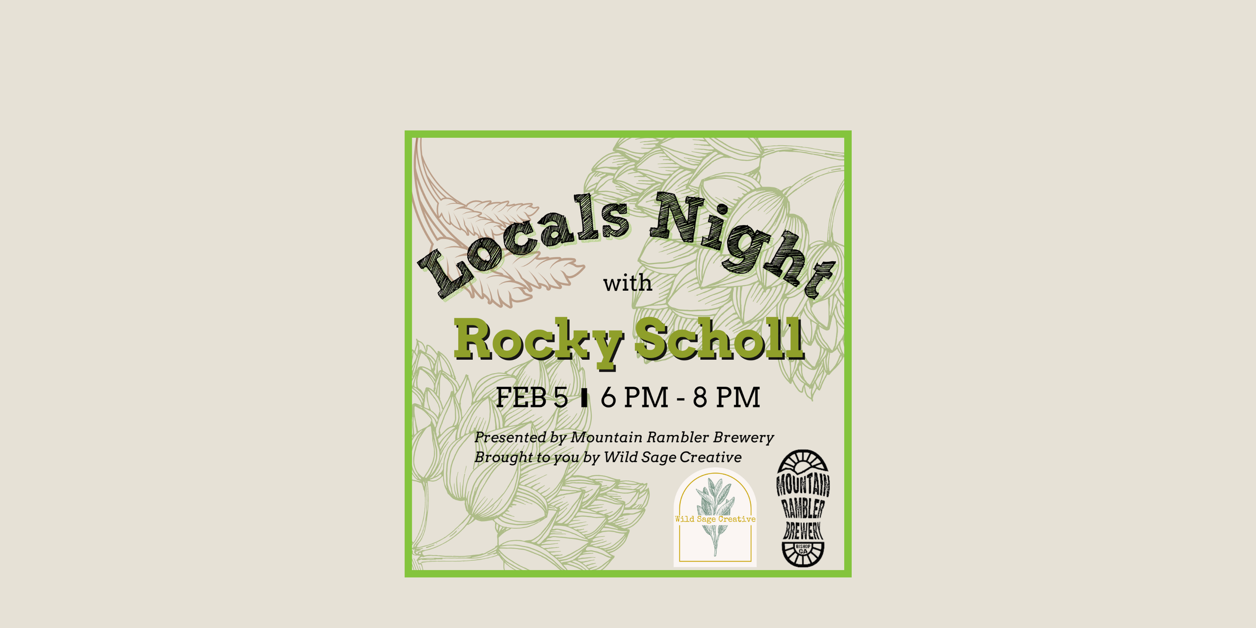 Live Music @ Locals Night: Rocky Scholl