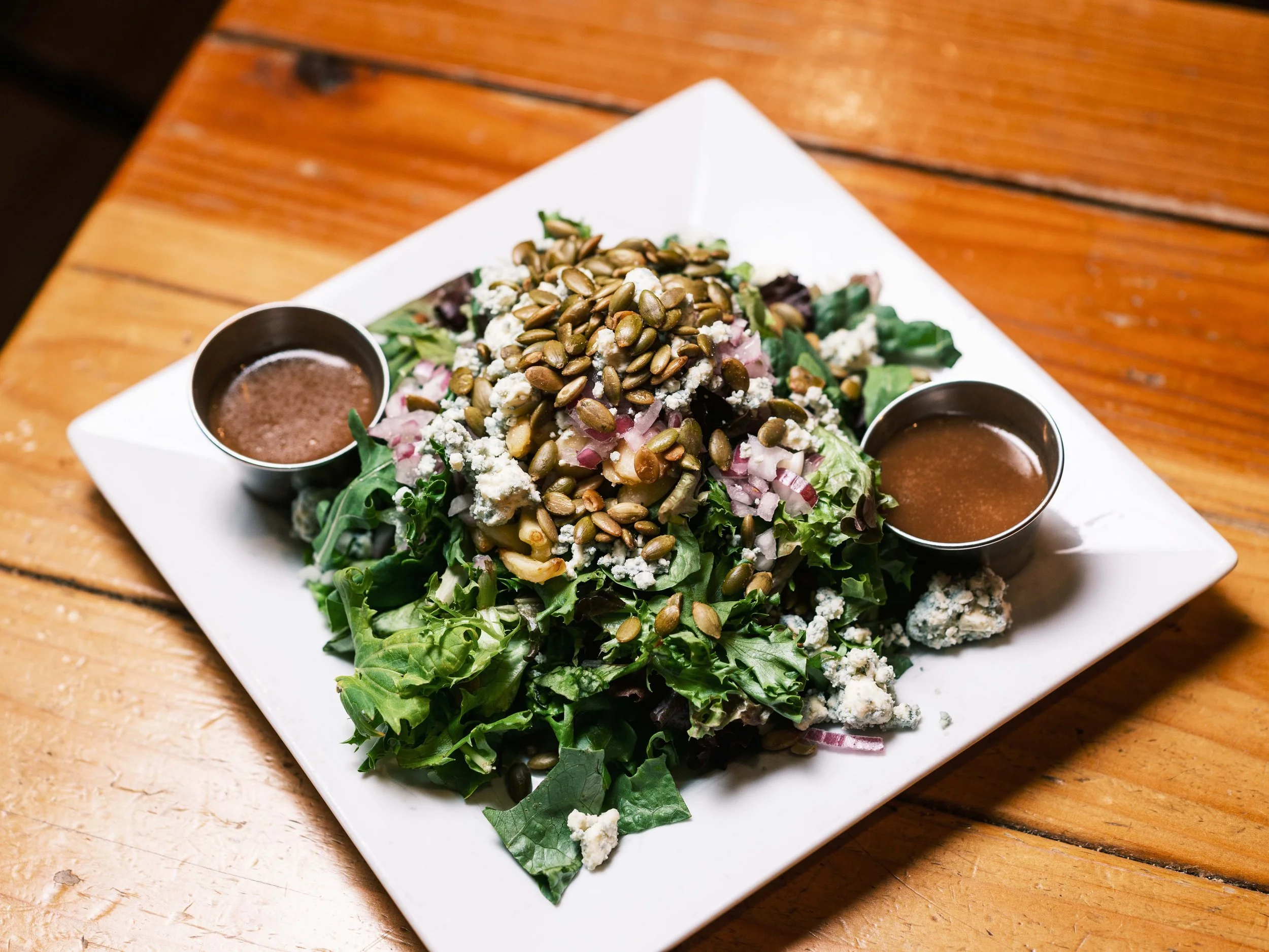 Green Salad with toppings!