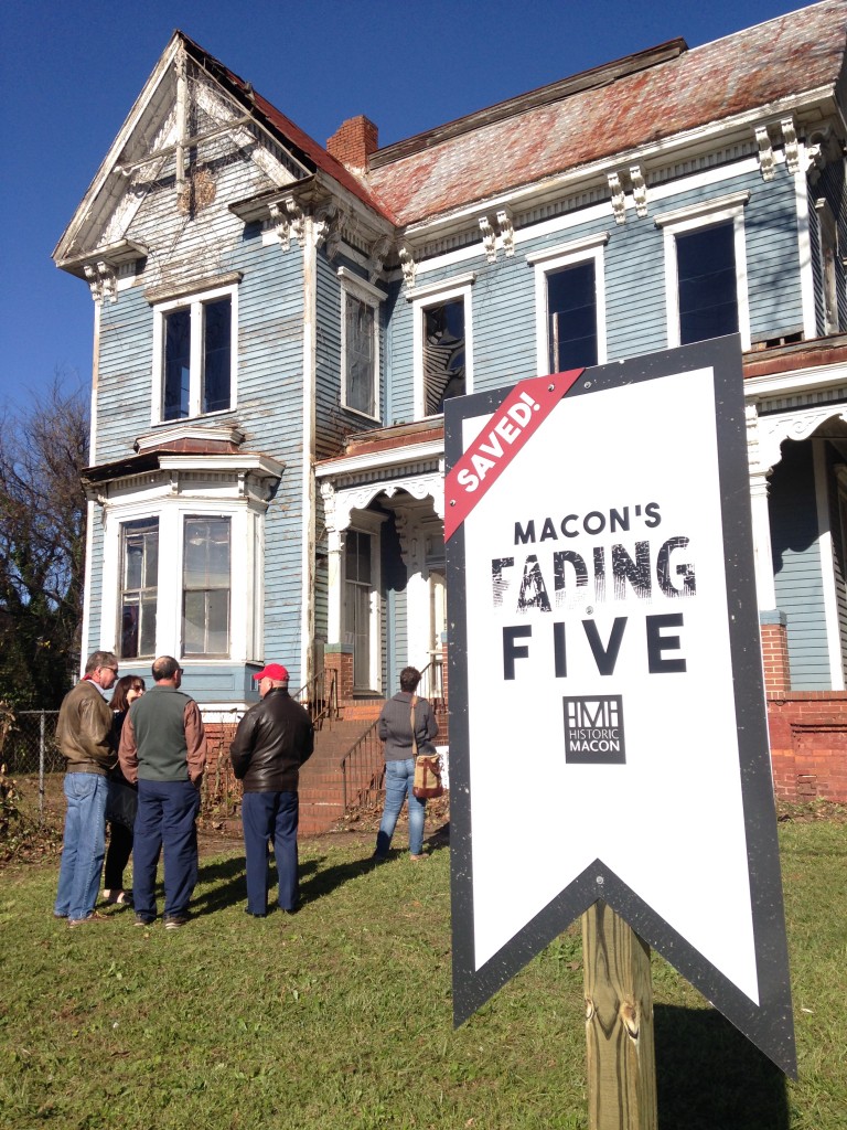 The Ware House at 1107 Oglethorpe Street, a property on 2015's Fading Five, has been purchased by Historic Macon and will be rehabbed as a single-family home.