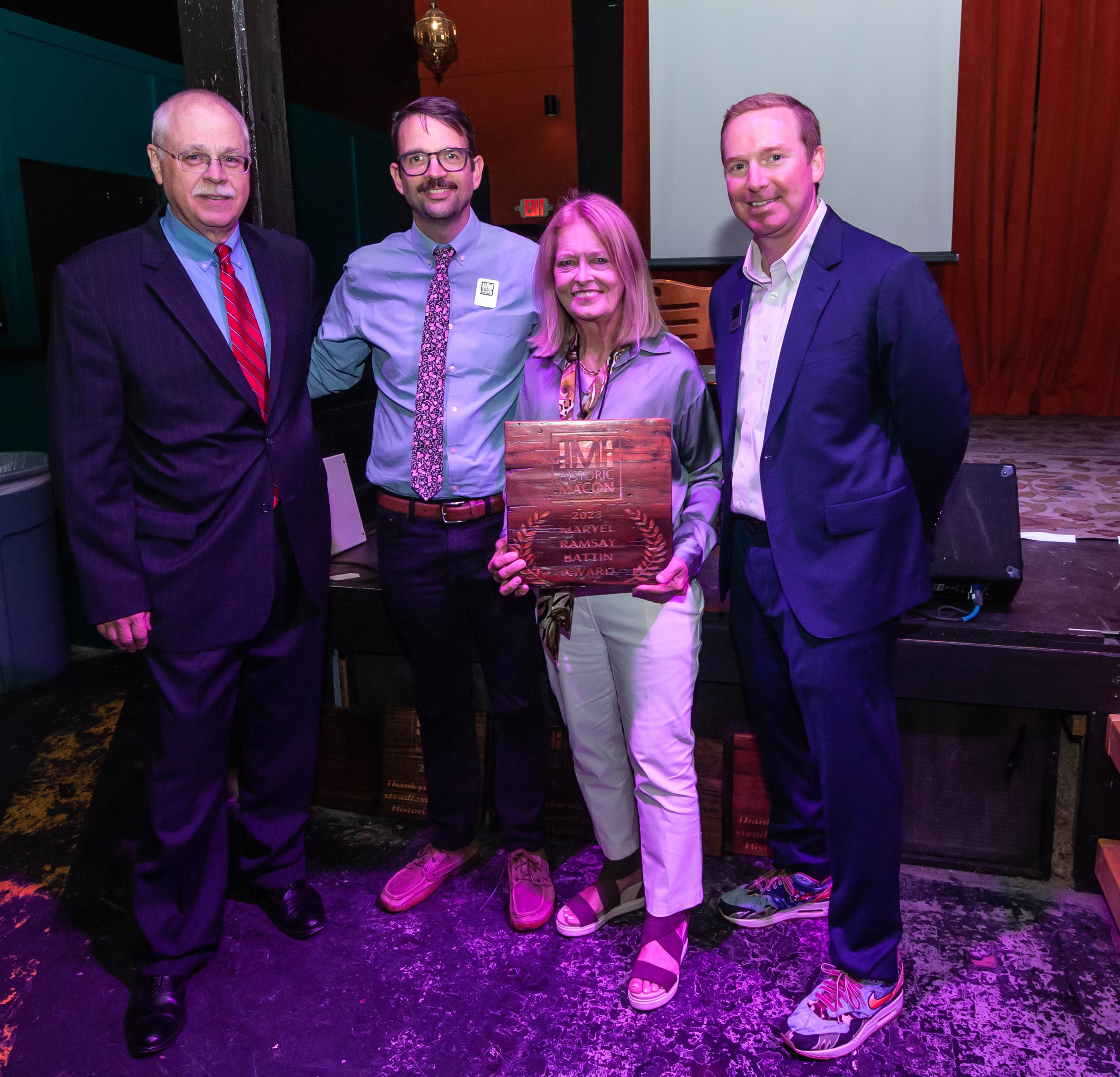 Maryel Ramsay Battin Award (for Service to Historic Macon):