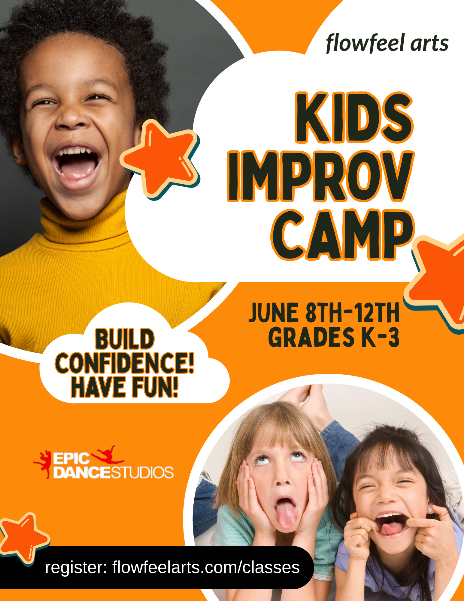 Summer Improv Comedy Camp (K-3rd grade)