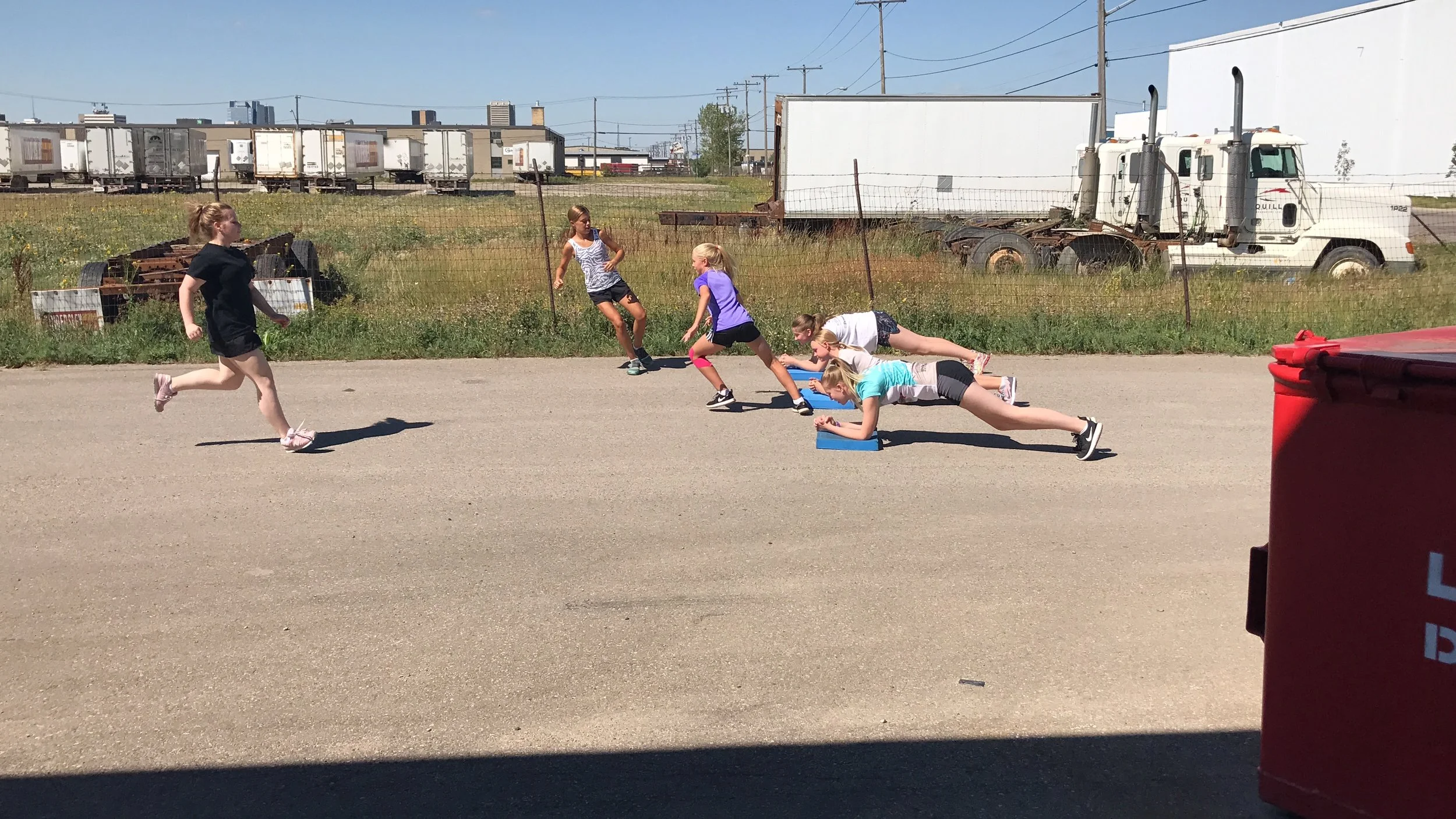 Getting put through the paces!!