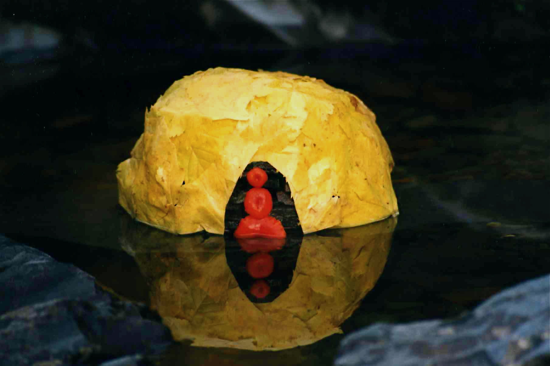 Floating Yellow Sphere with Mushroom Stack.jpg