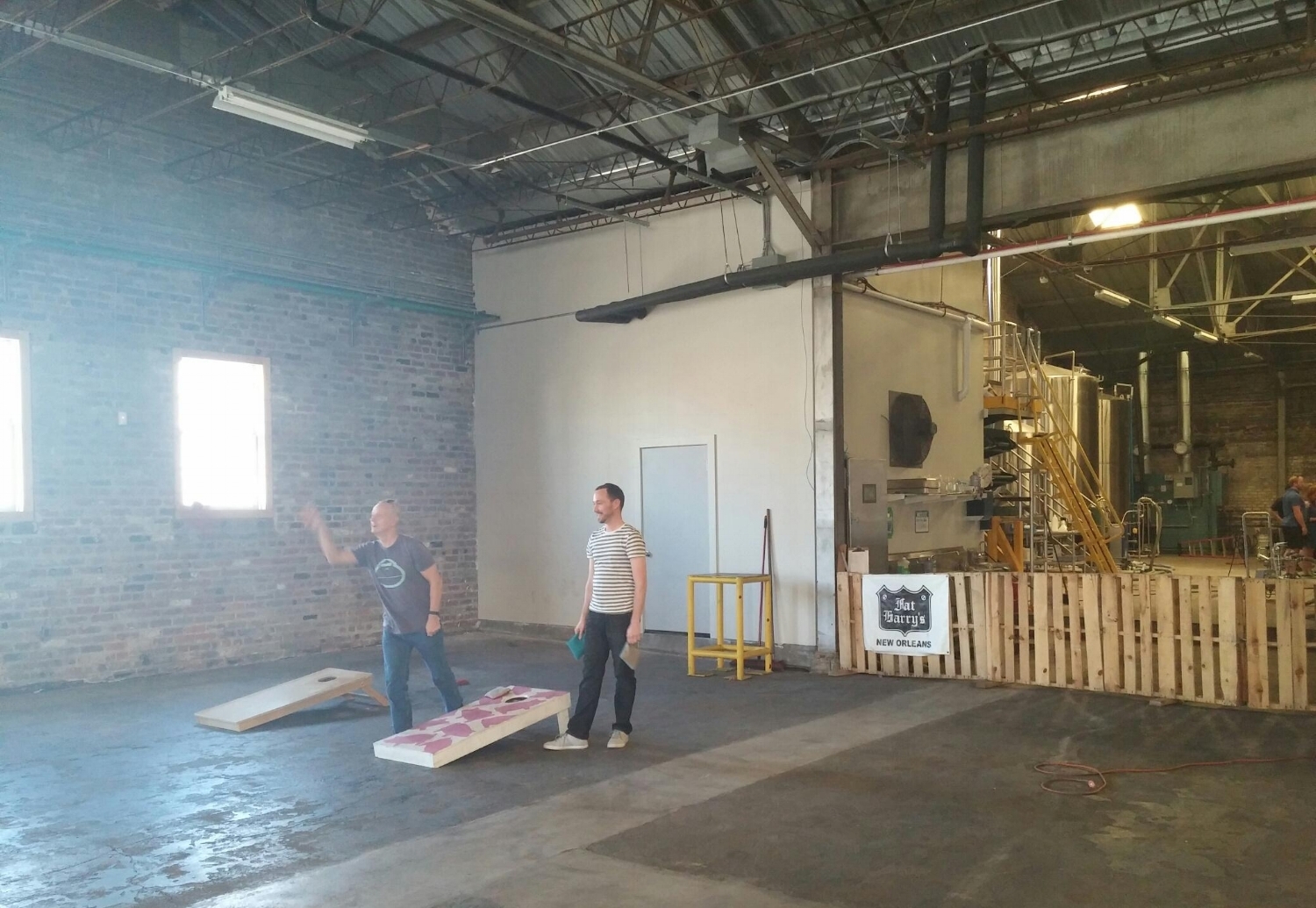 Craft beer and cornhole!