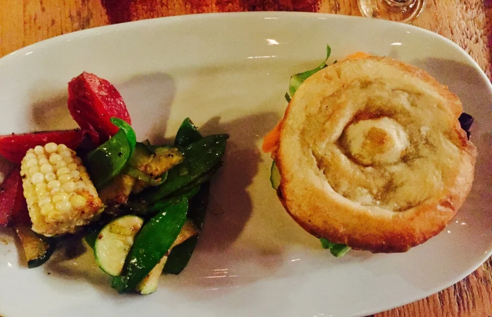 Carrie's mouthwatering lox sandwich
