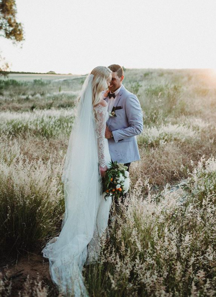 Bride: Megan | Gown: Bespoke Couture Gown & Veil | Photographer: CJ Williams