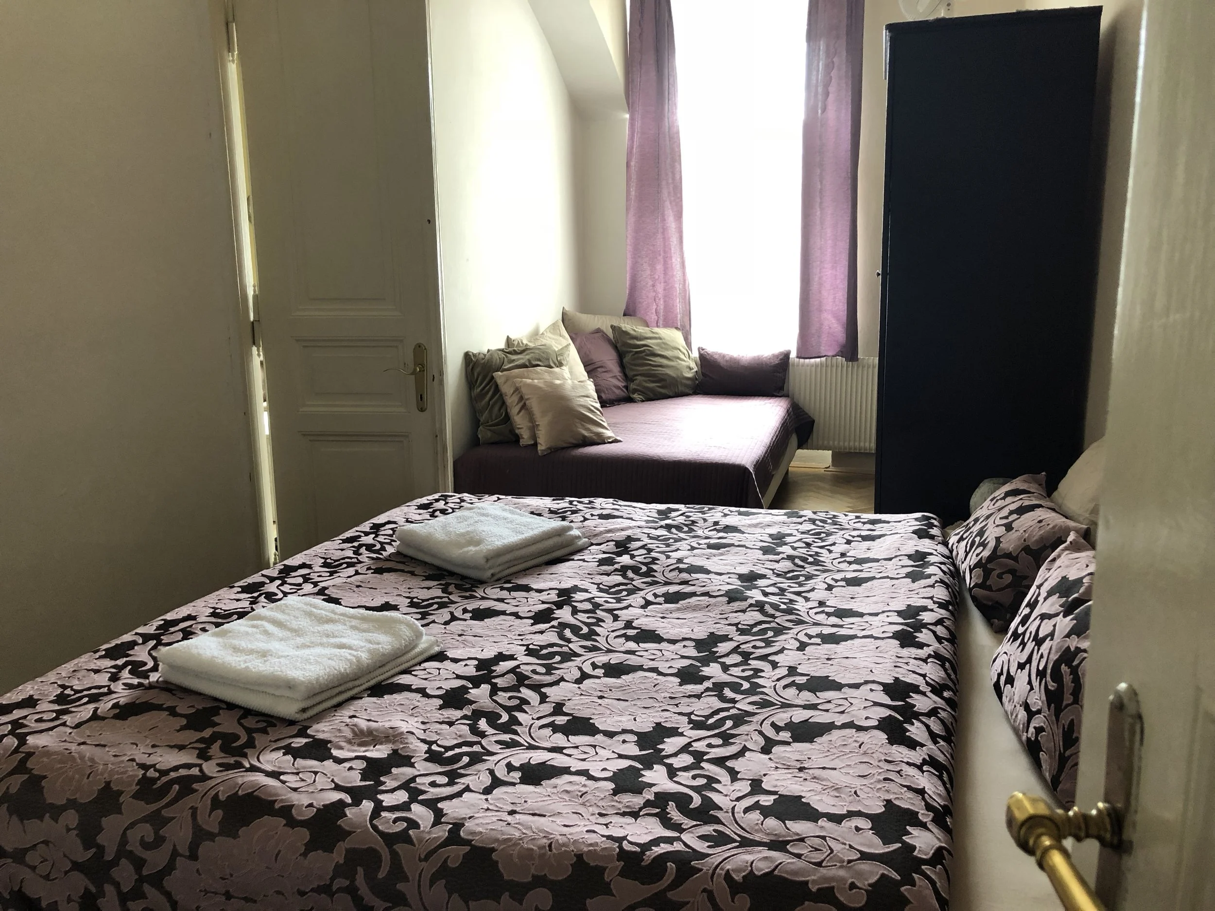 Our home in Malá Strana for the first few days