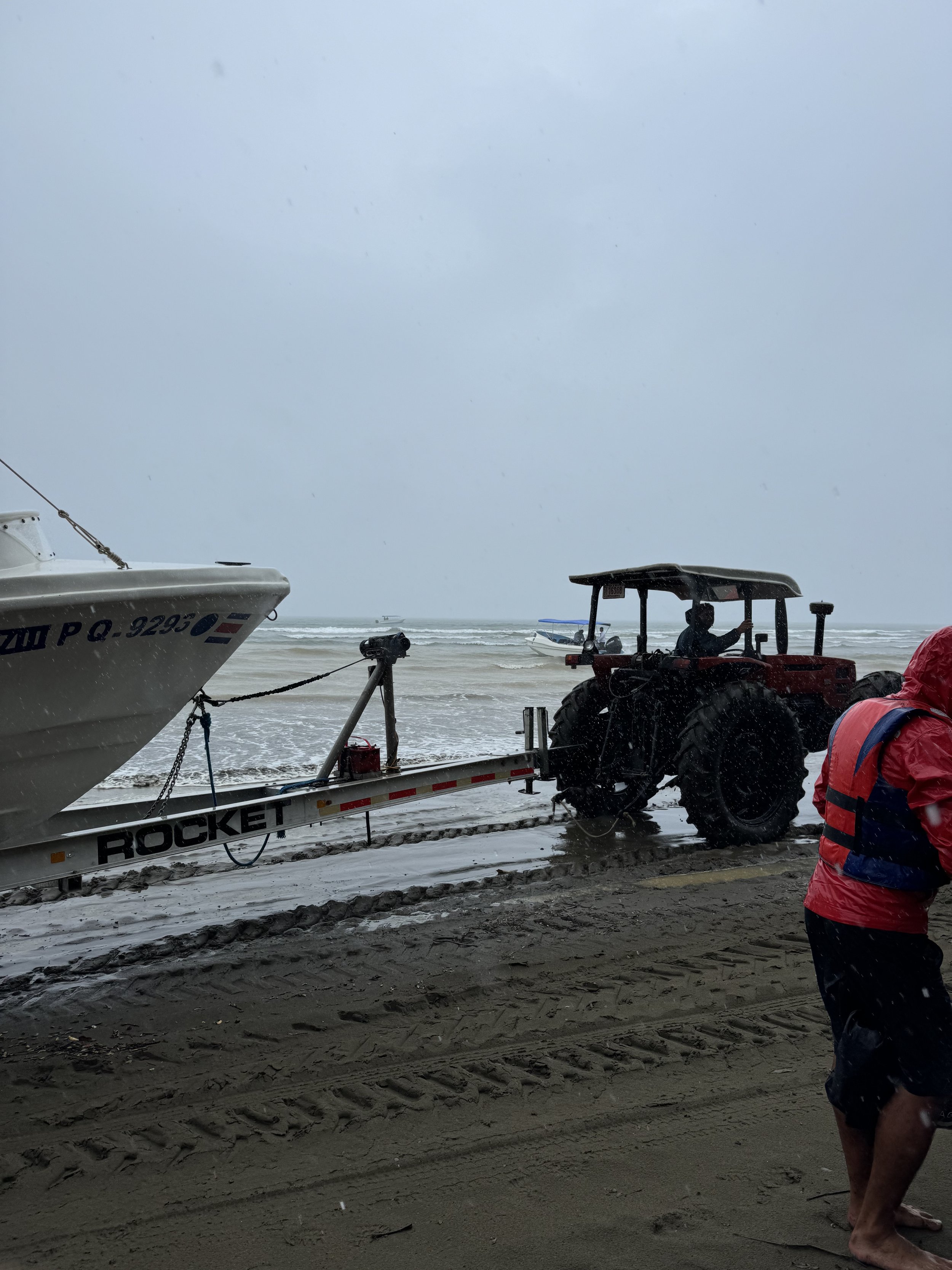 boat and tractor