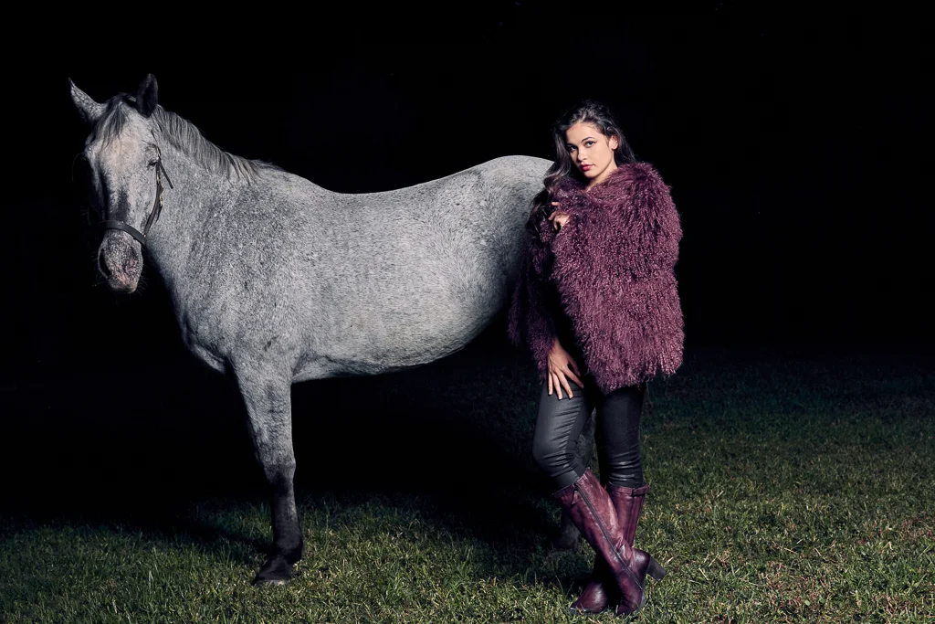BURGUNDY MONGOLIAN LAMB CAPE $695.00LAMBSKIN STRETCH JEANS $1,200 ALL CUSTOM MADE-TO-ORDER