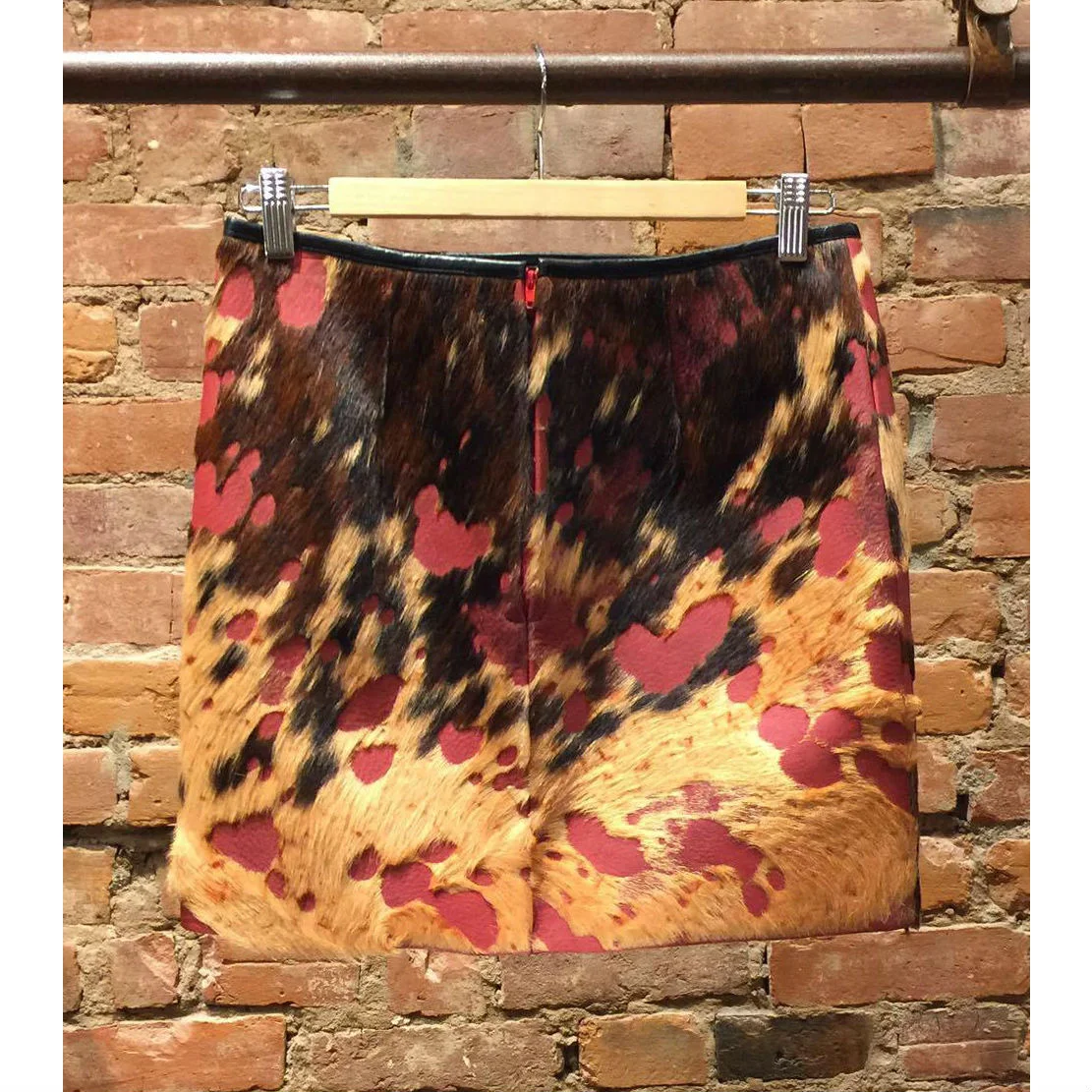 Cow Hide Skirt SAFARI RED BACK.jpg