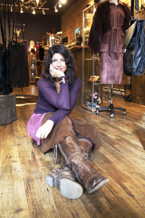 The designer shot by reknowned Canadian photographer, Lisa MacIntosh for her ASK photo series of inspirational women. www.lisamacintoshphotography.ca/ASK