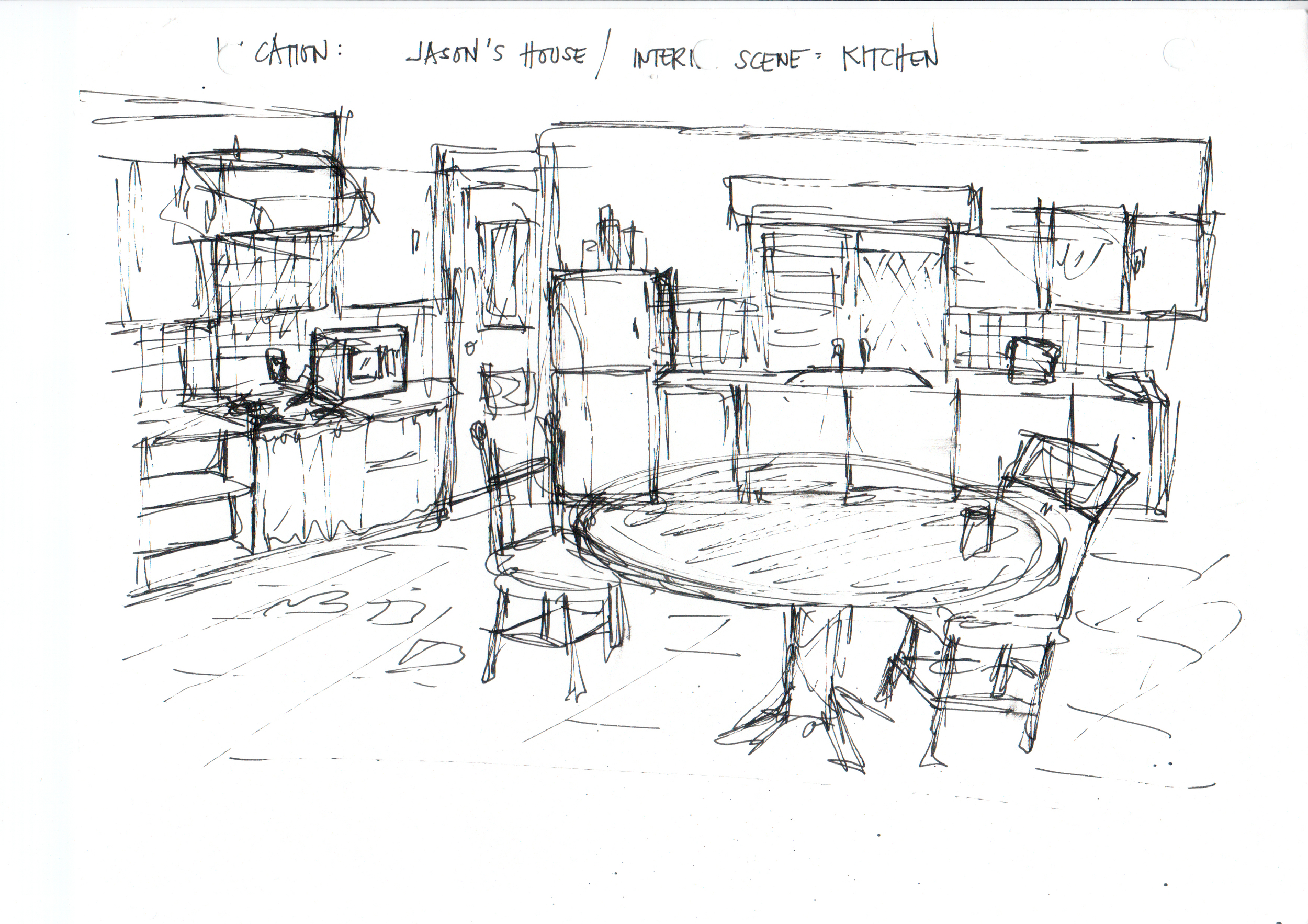 Location Scout sketches