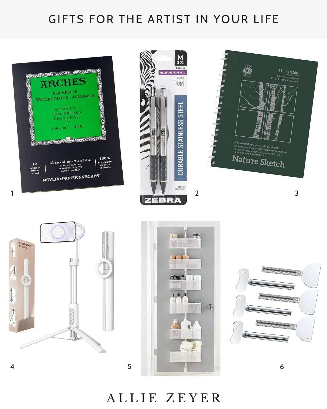 Gifts for the artist in your life | Allie Zeyer Fine Art