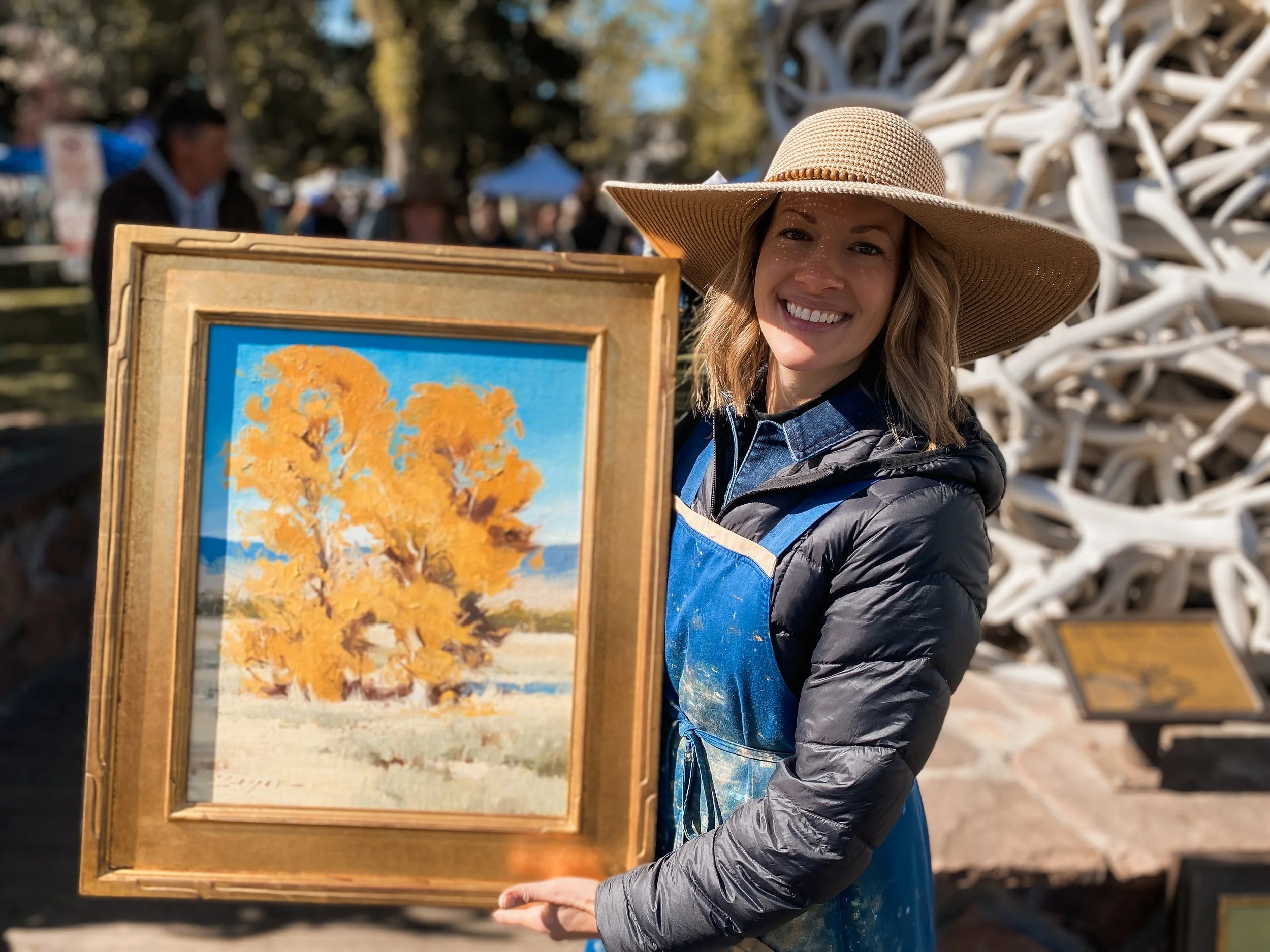 Allie Zeyer at the Jackson Hole Chamber of Commerce QuickDraw in 2024