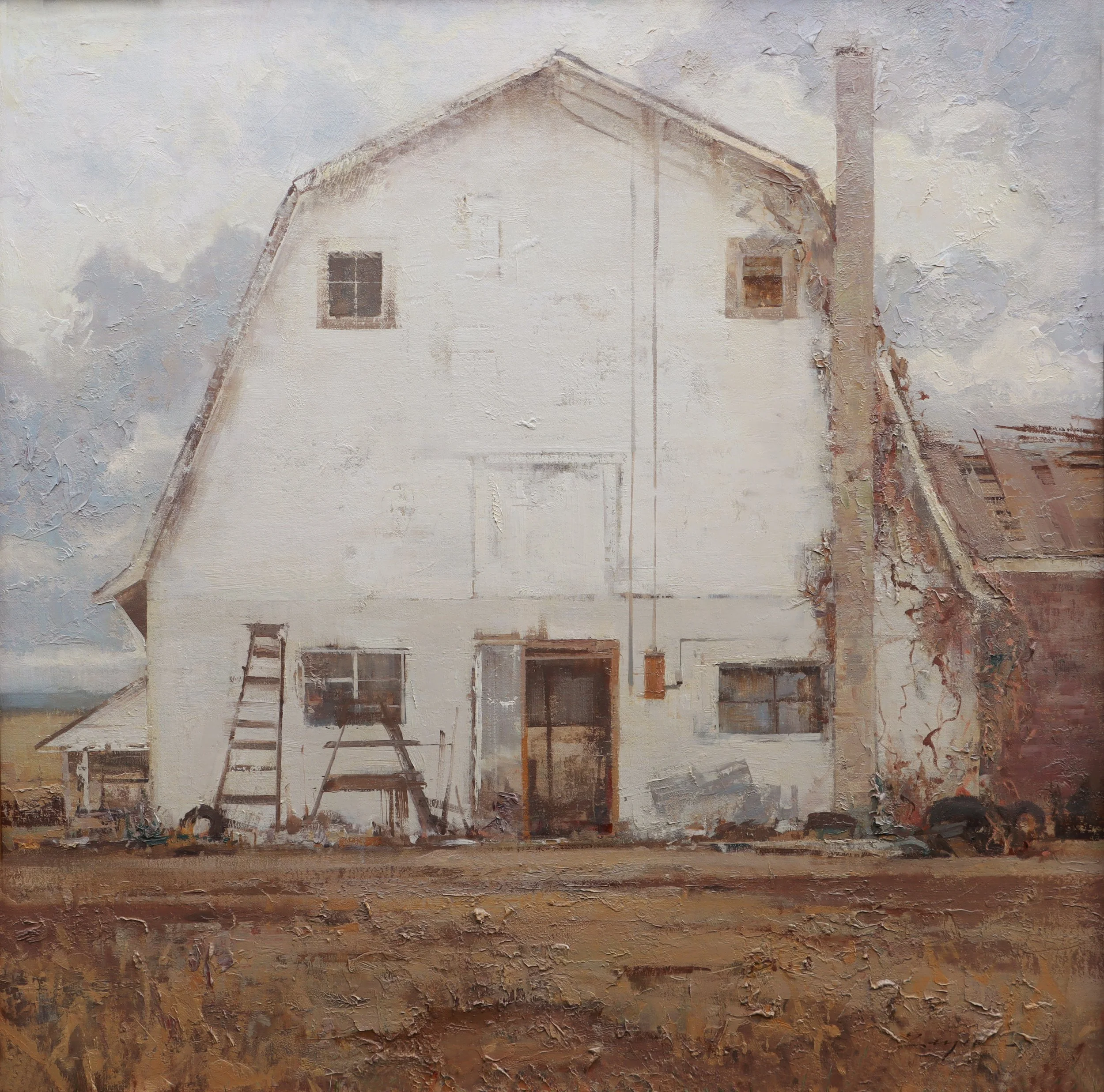 Where the Earth Turns Gold | 36x36 Oil