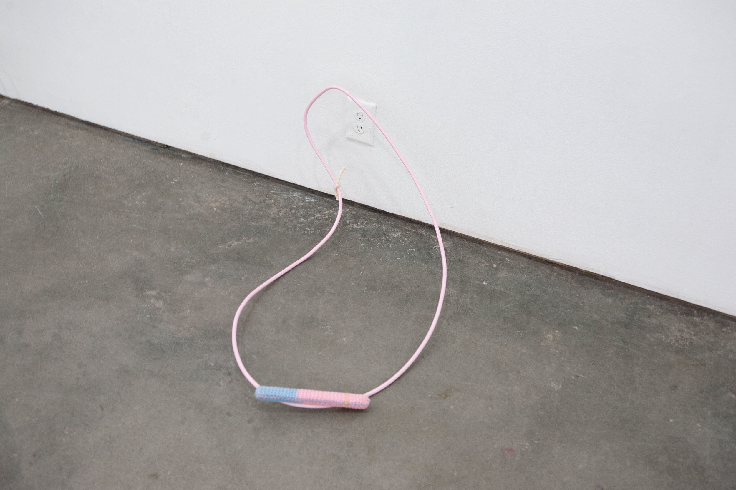 Untitled (Chuy) , 2019 Painted steel and yarn