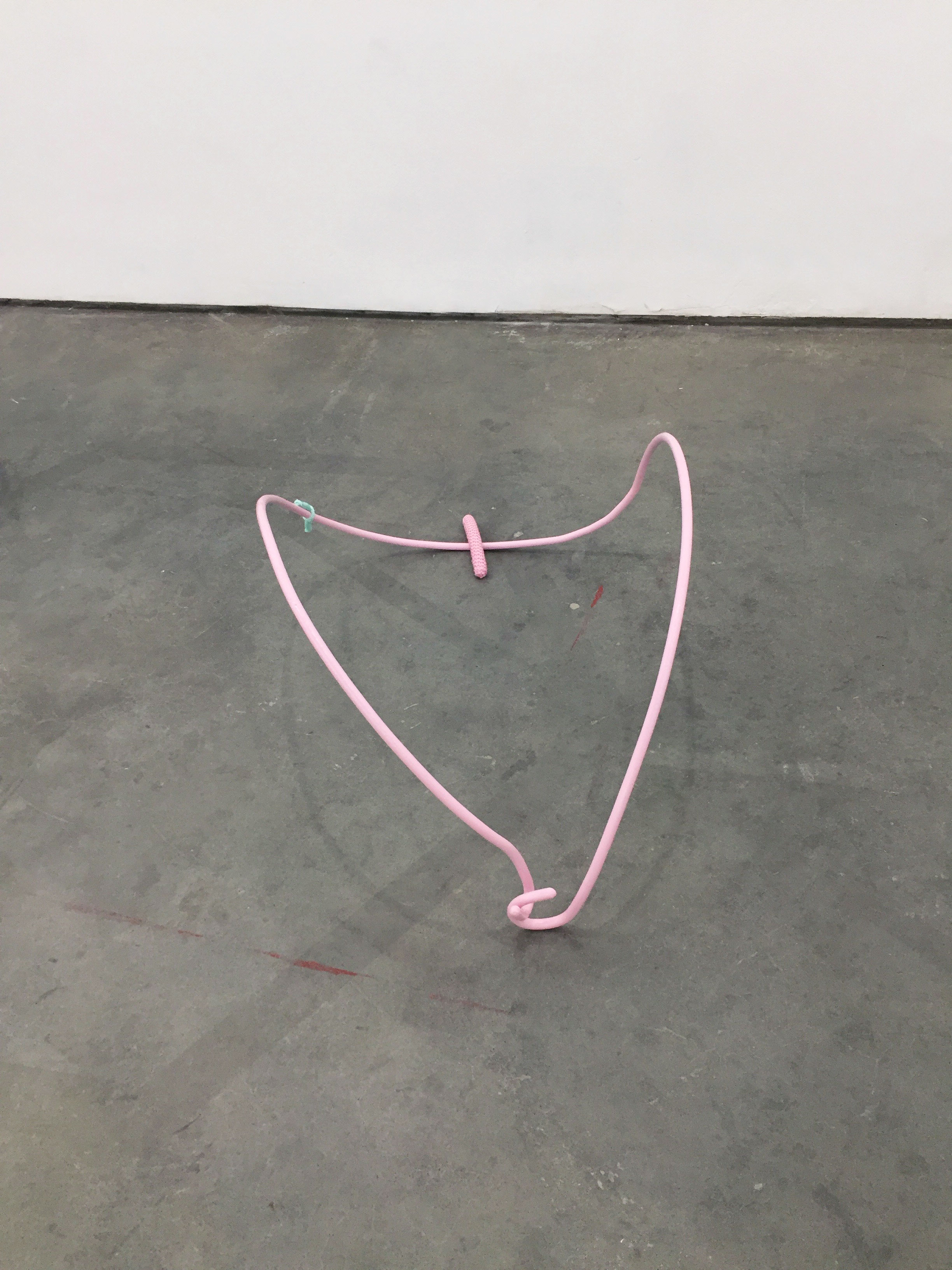 Untitled (Jamie) , 2019 Painted steel and yarn