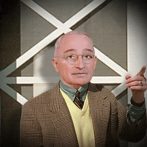 #33 – HARRY TRUMAN. Truman was the first president to live in a simulated reality, broadcast worldwide 24 hours a day.