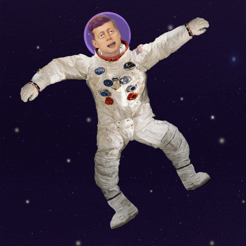 #35 – JOHN F. KENNEDY. Although he never got to see America put an astronaut on the moon, JFK led the “race for space” with gusto. He also loved trampolines.
