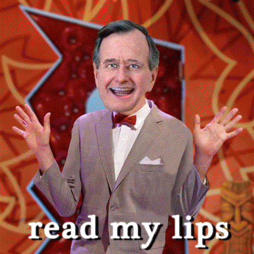 #41 – GEORGE H.W. BUSH. In the new era of soundbites, H.W.'s clever catchphrase might have gotten him elected... but it cost him the next one when he couldn't deliver.