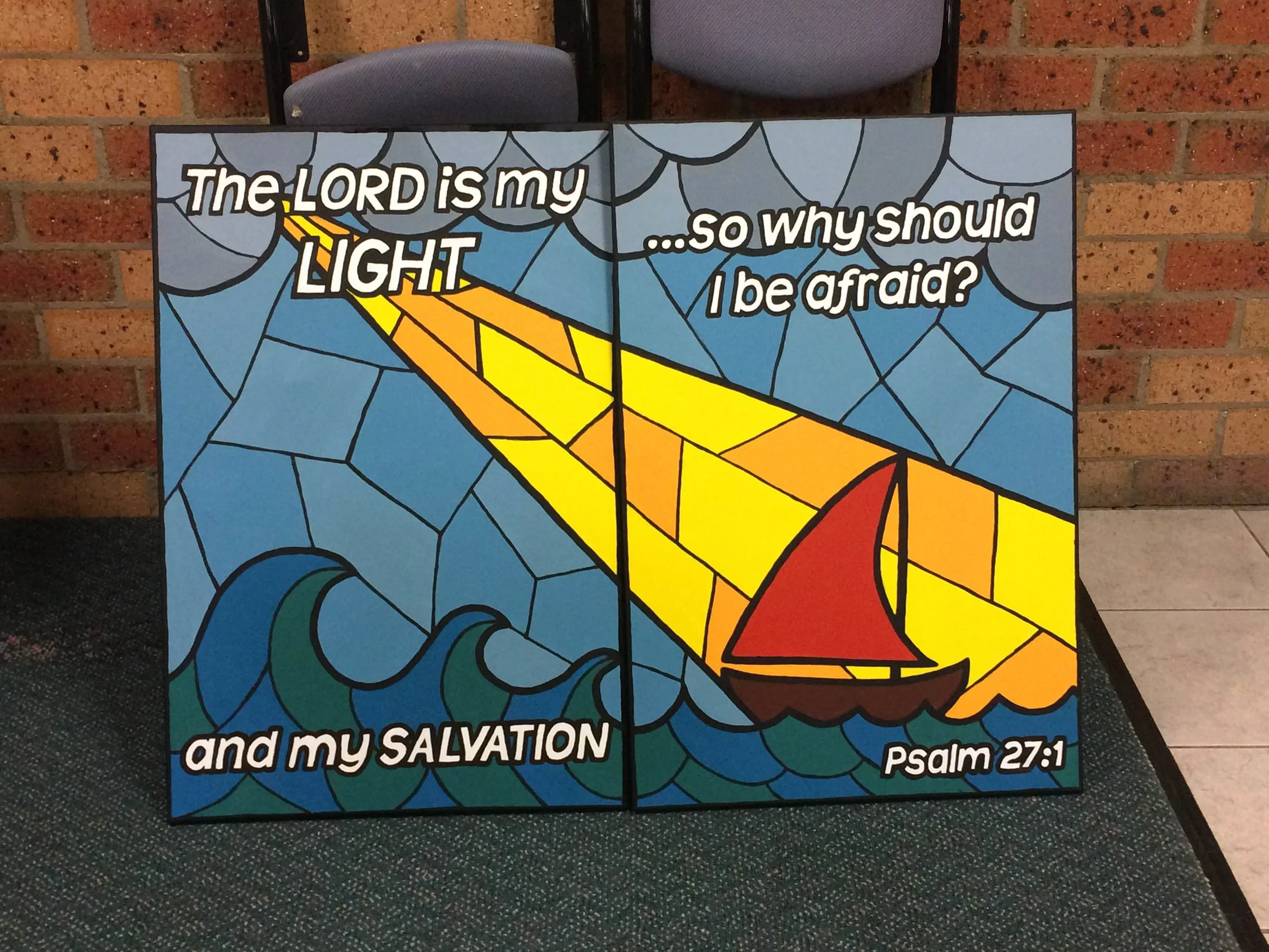 Much time was spent with the churches in the area and a wall painting was completed by the students and presented to the Goondiwindi Presbyterian Church and the Assemblies of God church also located in Goondiwindi. Redeemer Baptist School was extremely thankful for the accommodation these churches provided the staff and students to support the mission in their neighbouring town of Boggabilla.