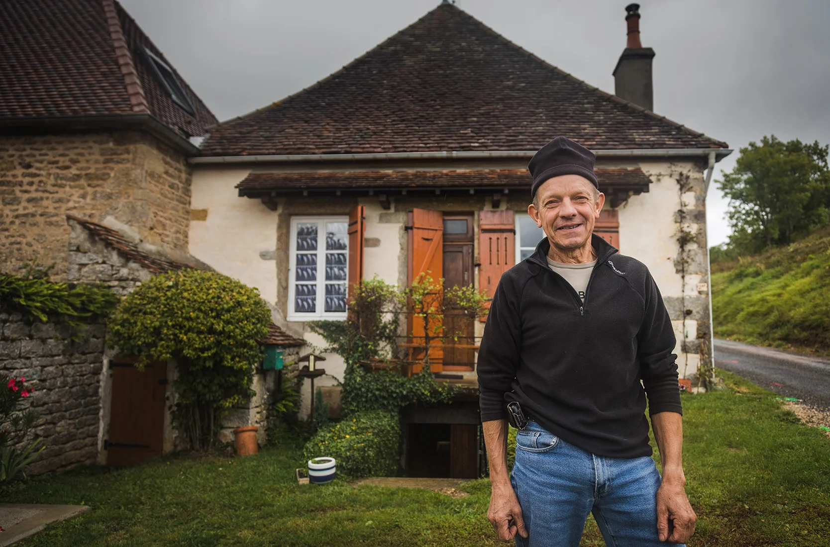 Bernard at the Domaine De Cromey