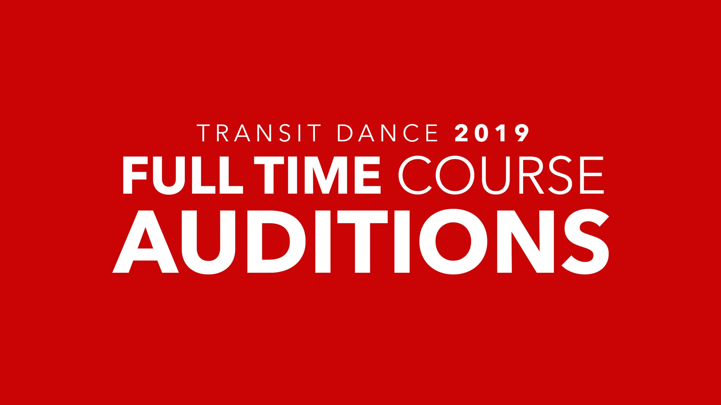 BRISBANE Auditions (ALL COURSES)