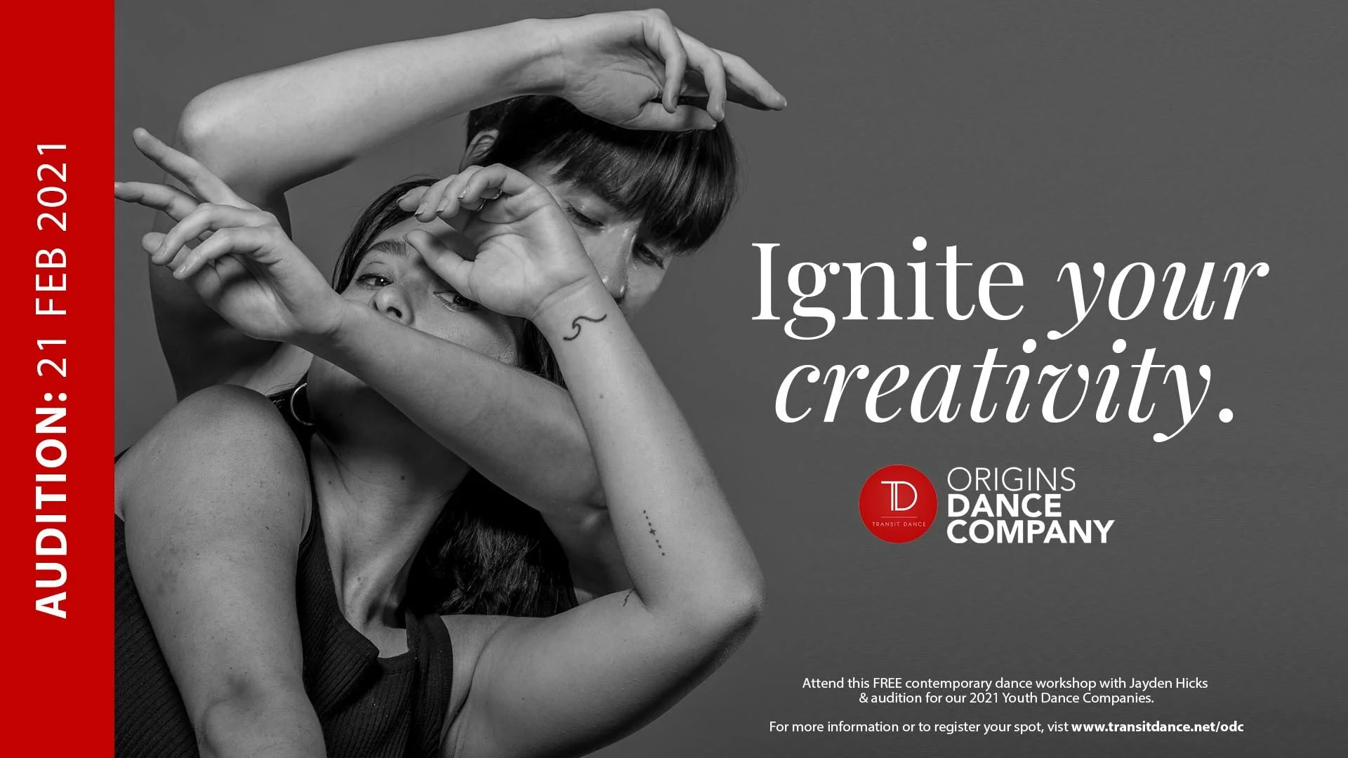 AUDITION: Origins Dance Company (Brunswick)