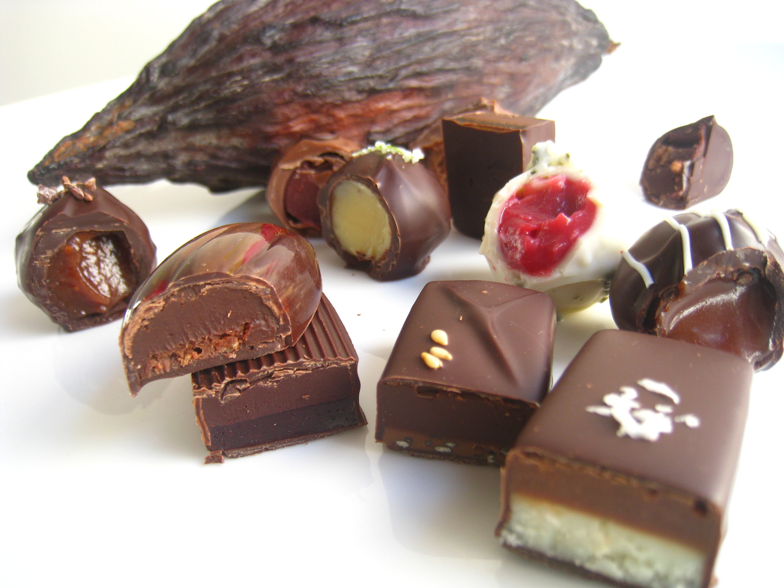 Chocolates from Kakawa Chocolate