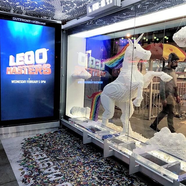 My Friends! I am not a contestant on LEGO Masters. Since I have worked directly with LEGO in the past, I am ineligible. And while that is a mild bummer, FOX hired me to build this enormo Unicorn, which is a MAJOR opposite of a bummer! Her name is Bes