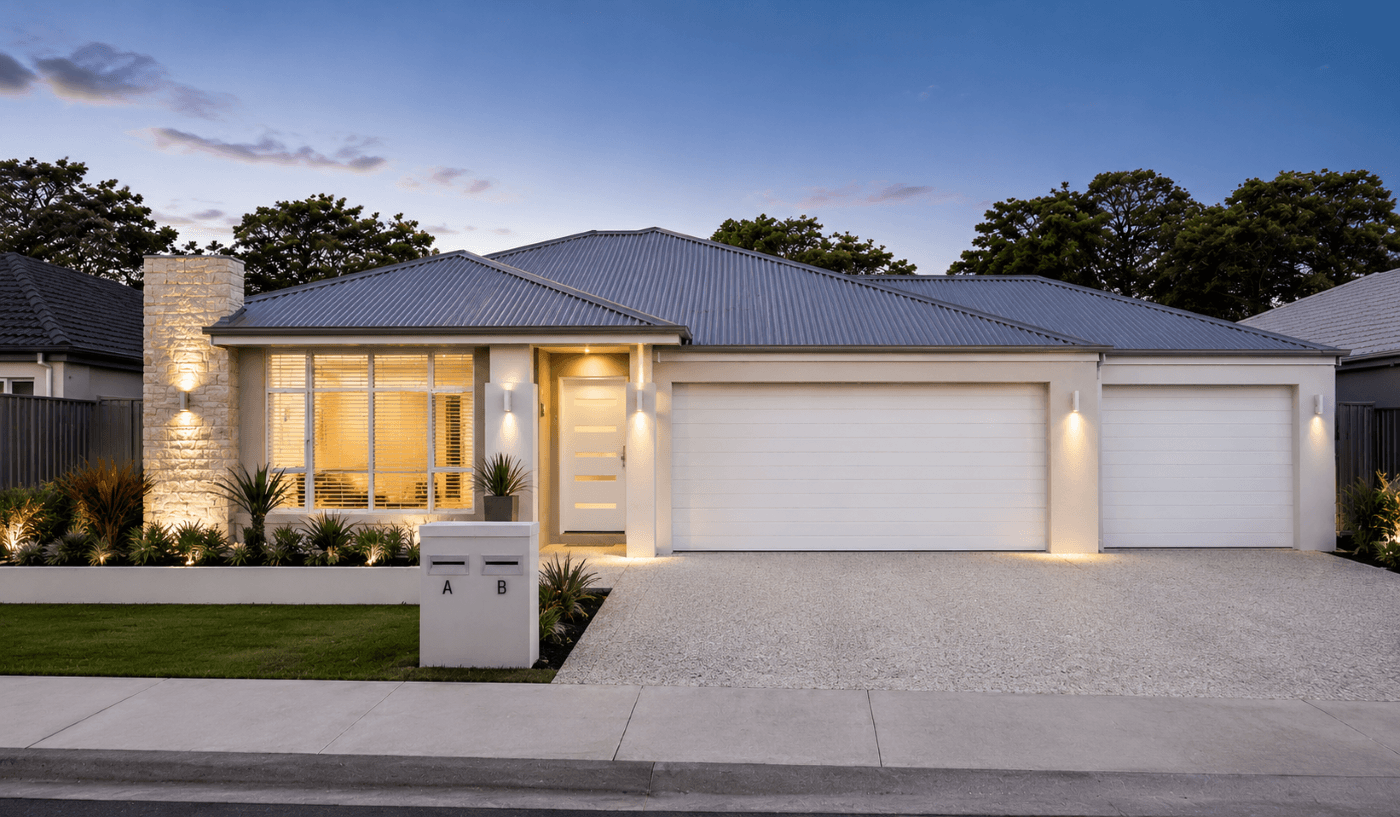 a photo of a dual key/dual living home completed in  Baldivis