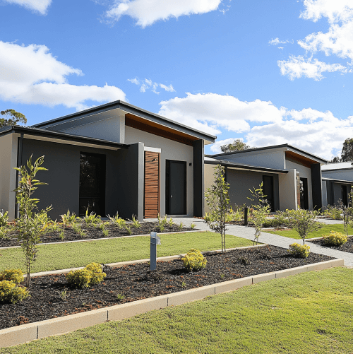 Side by side duplex development - Caramar