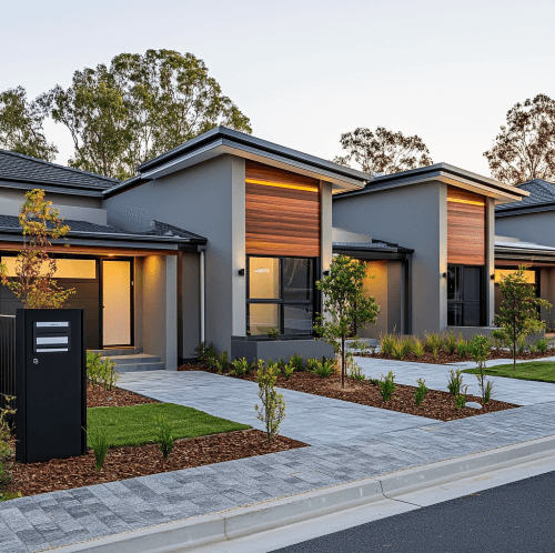 Side by side duplex development Wembly