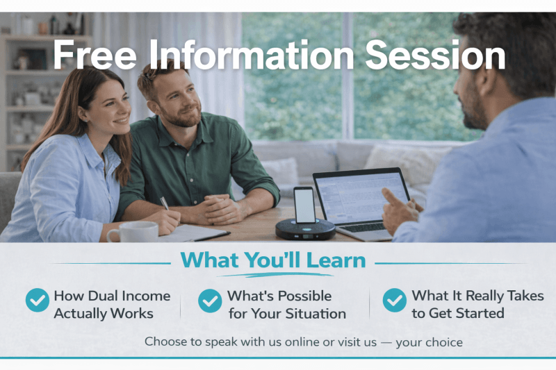 Free information session dual occupancy property consultation with specialist and learning points