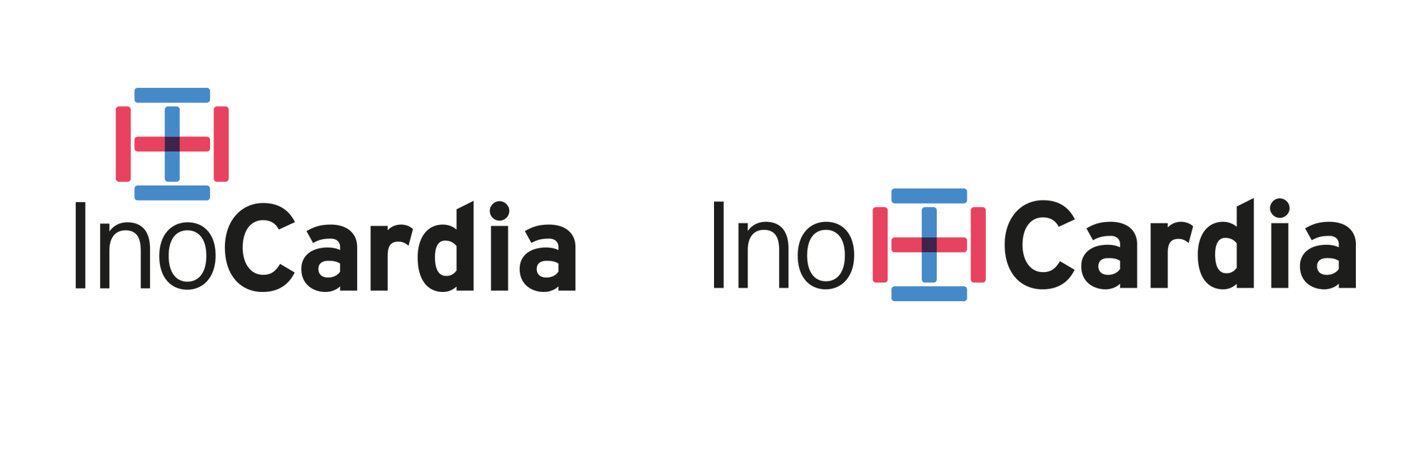 InoCardia brand Identity, branding, logo design by Martin Sully Design. InoCardia are based in Coventry, United Kingdom