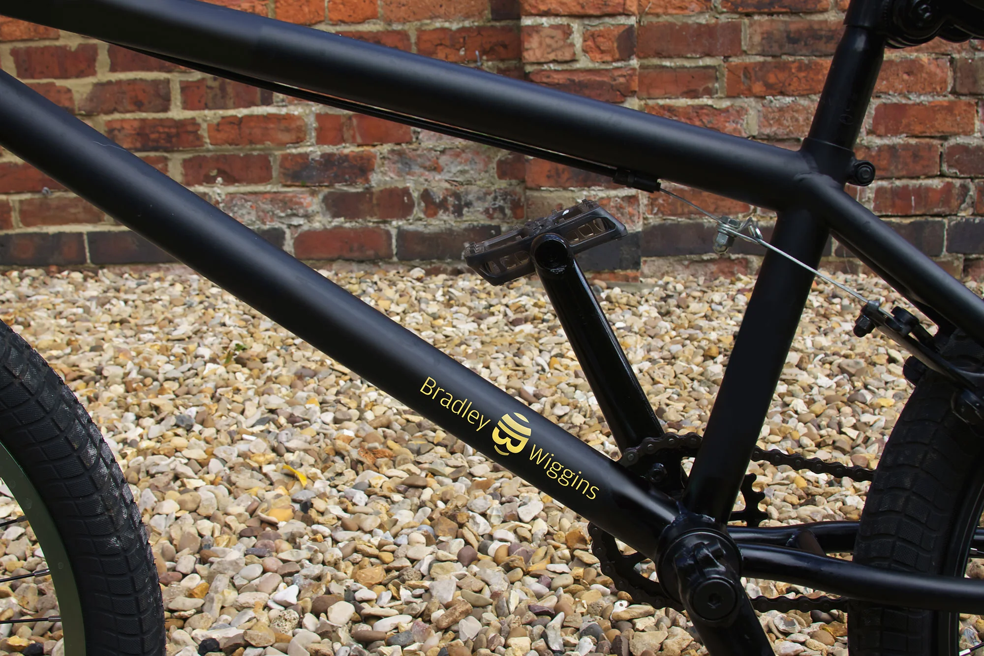 Bradley Wiggins bike stickers - brand identity design by Martin Sully