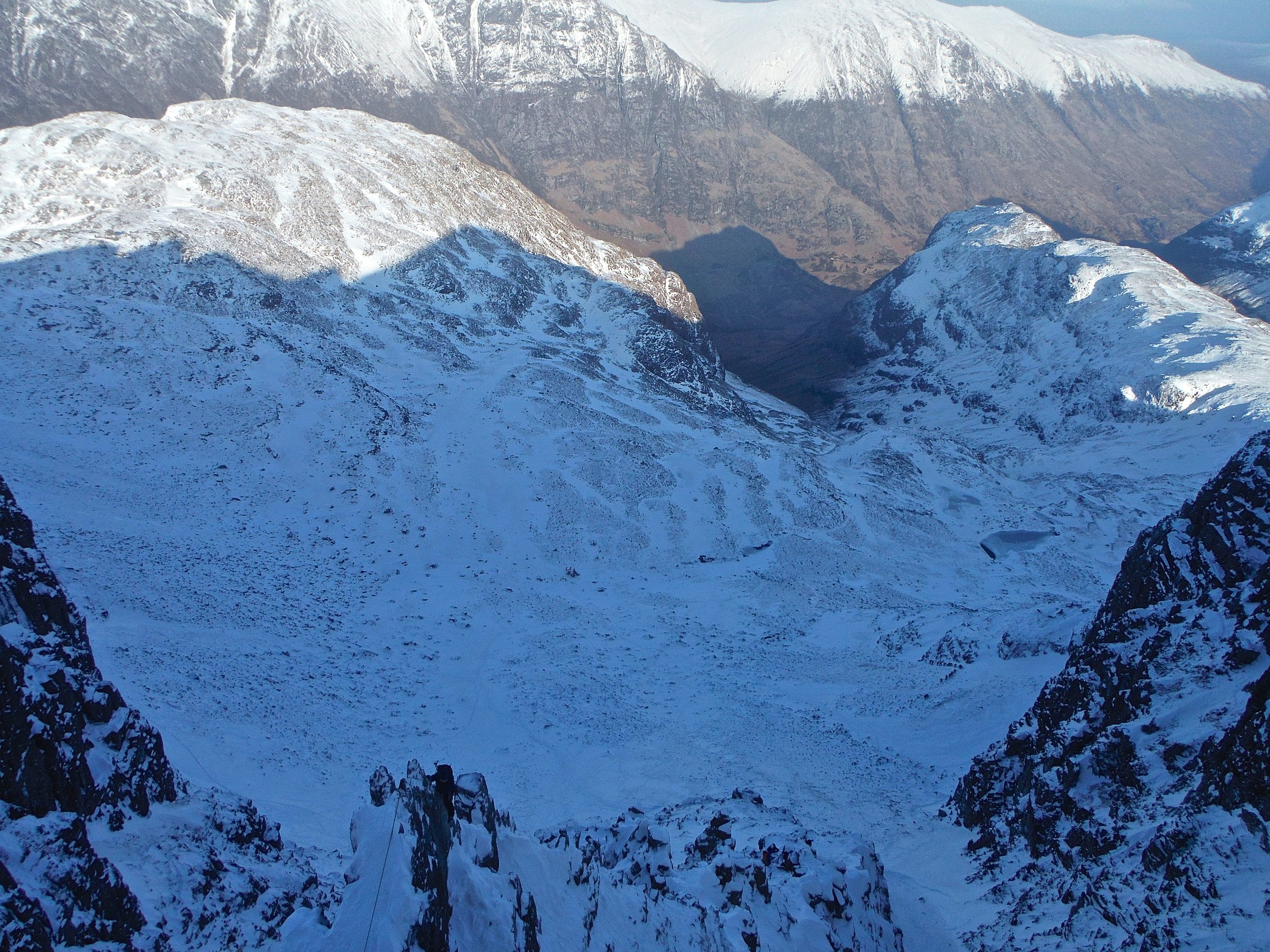 The fin from the top of the route