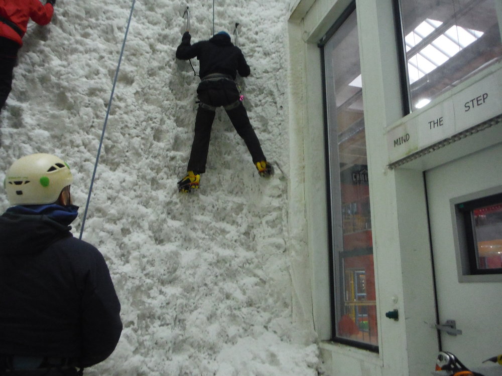 Getting to grips with the ice Icefactor an indoor ice climbing wall in Kinlochleven