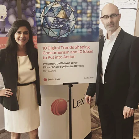 Bhawna Johar and Joe Galli of Carpenter Group presented at the 2015 LIMRA Marketing and Research Conference in Baltimore.