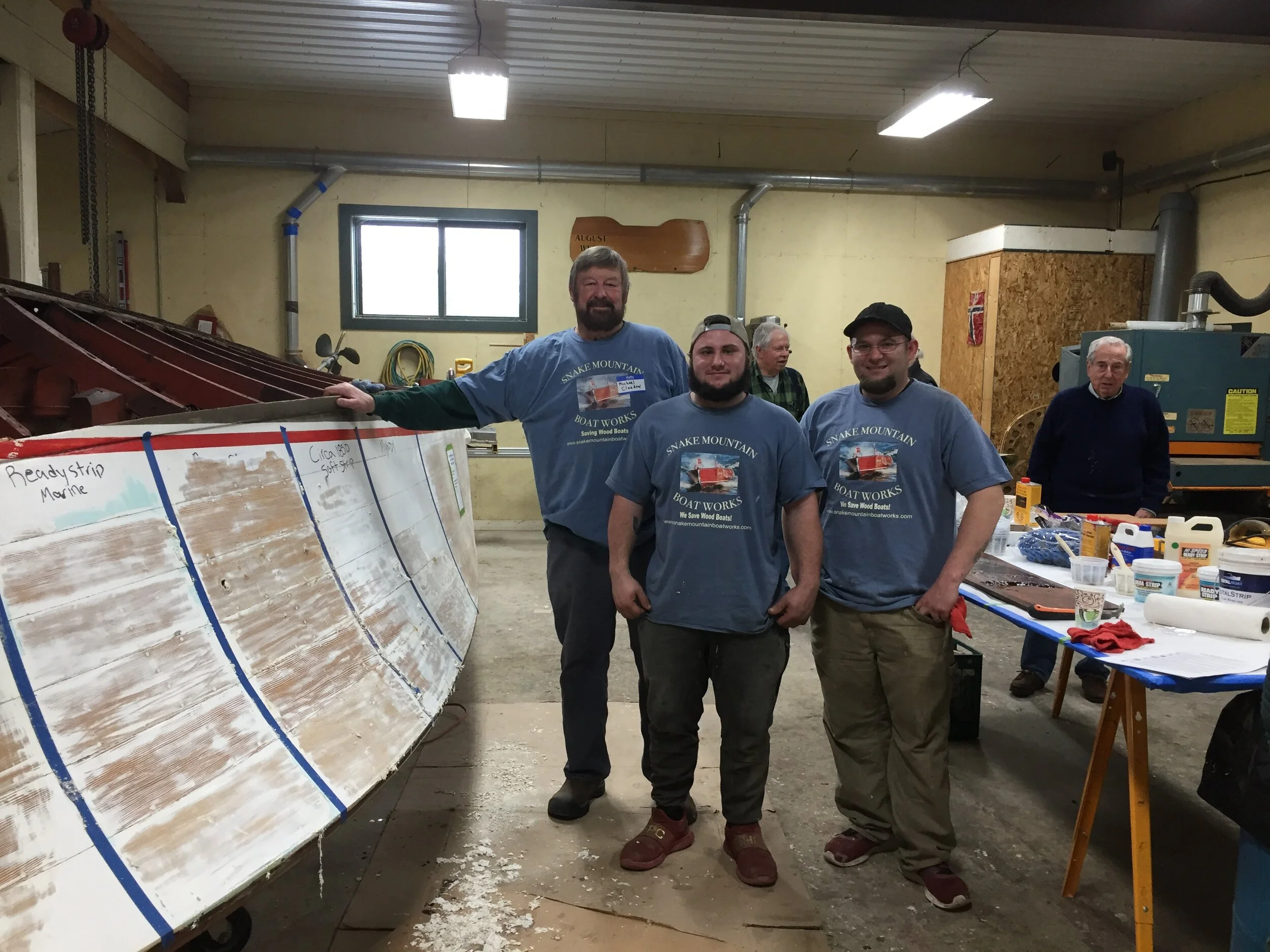 Left to right Michael, Anthony and Joe the SNB team.
