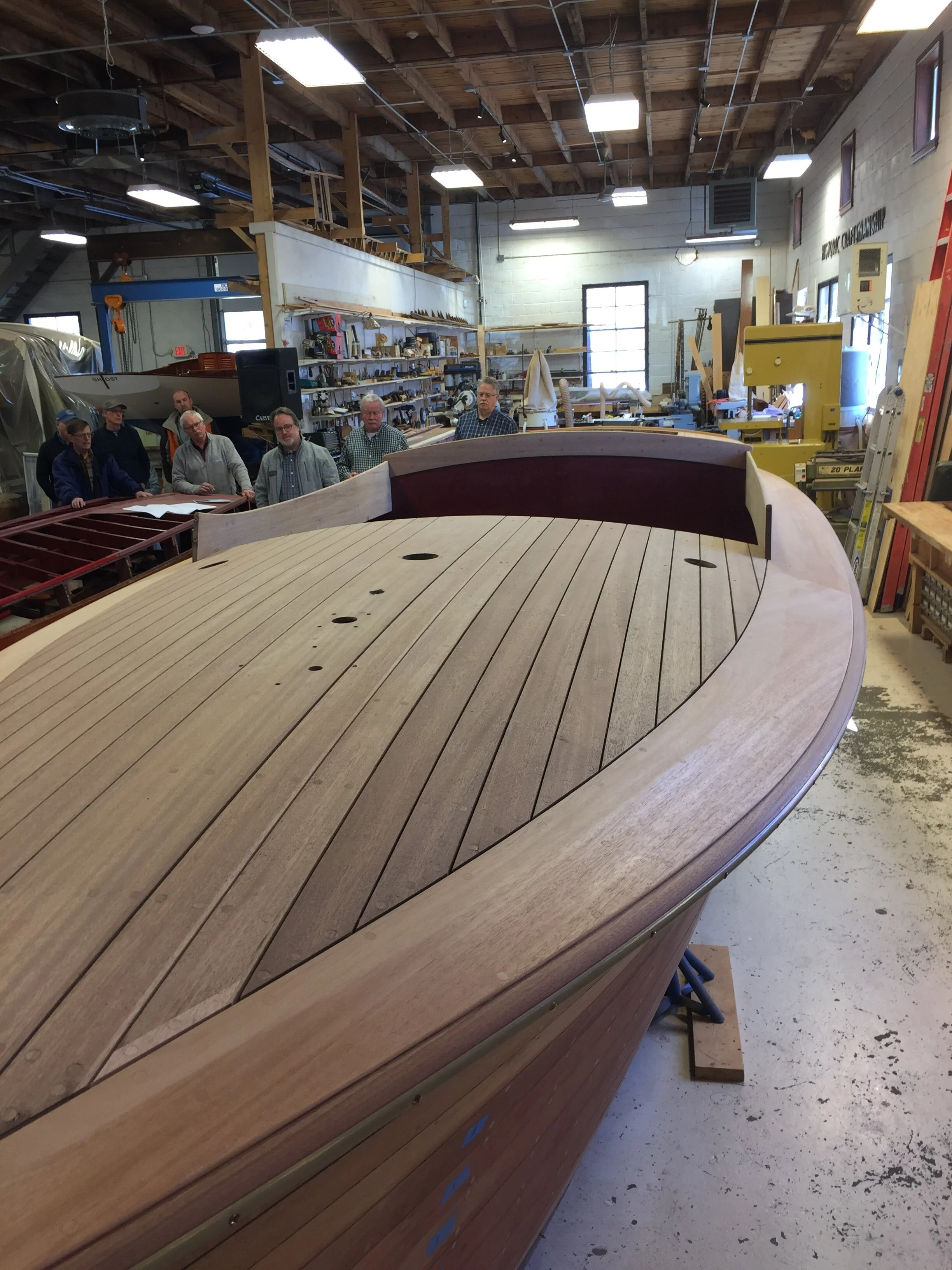 "Sequoia" from the bow.