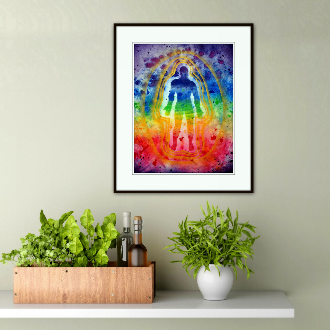 AURA MAN Small Art Print