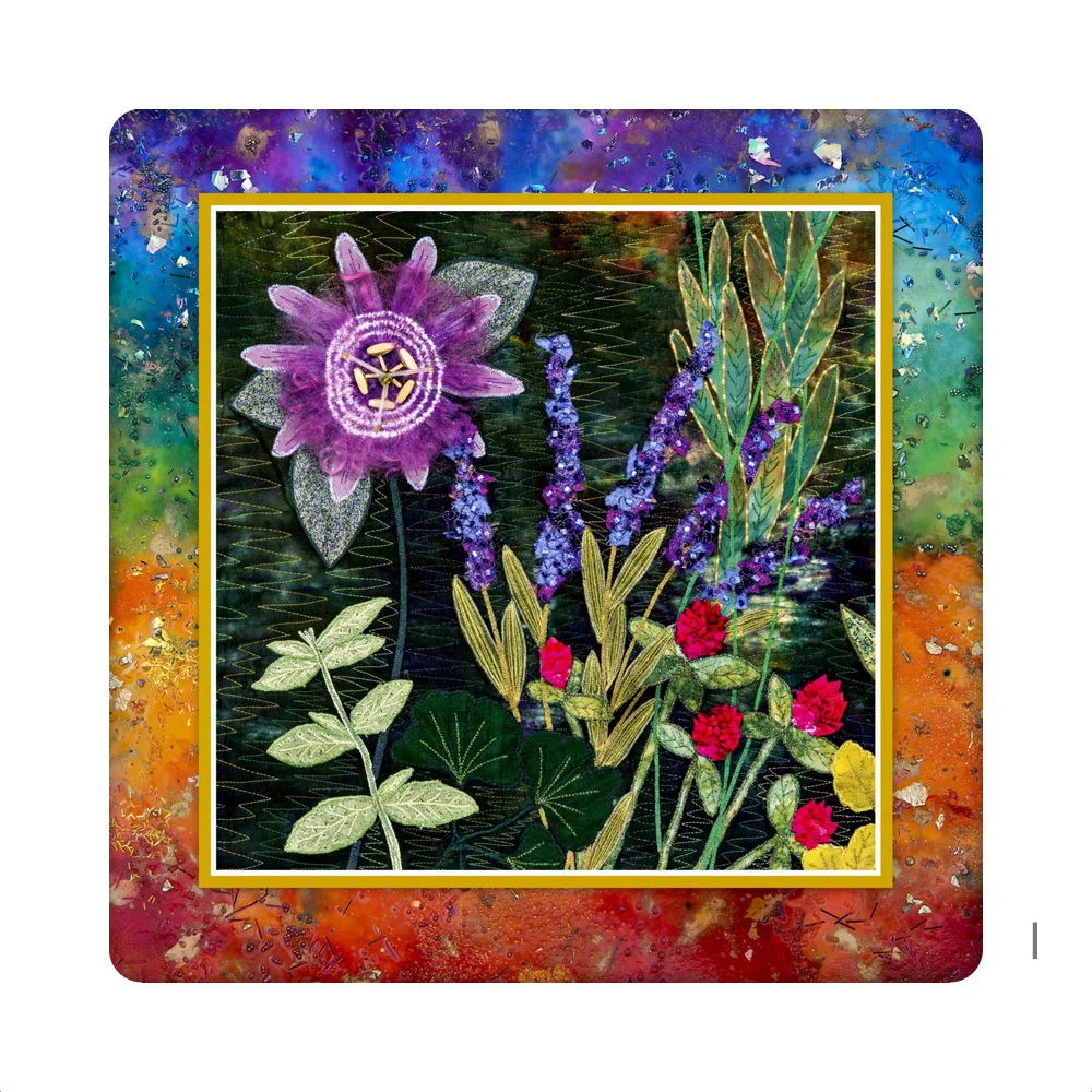 Healing Herbs & Chakras Table Top Print