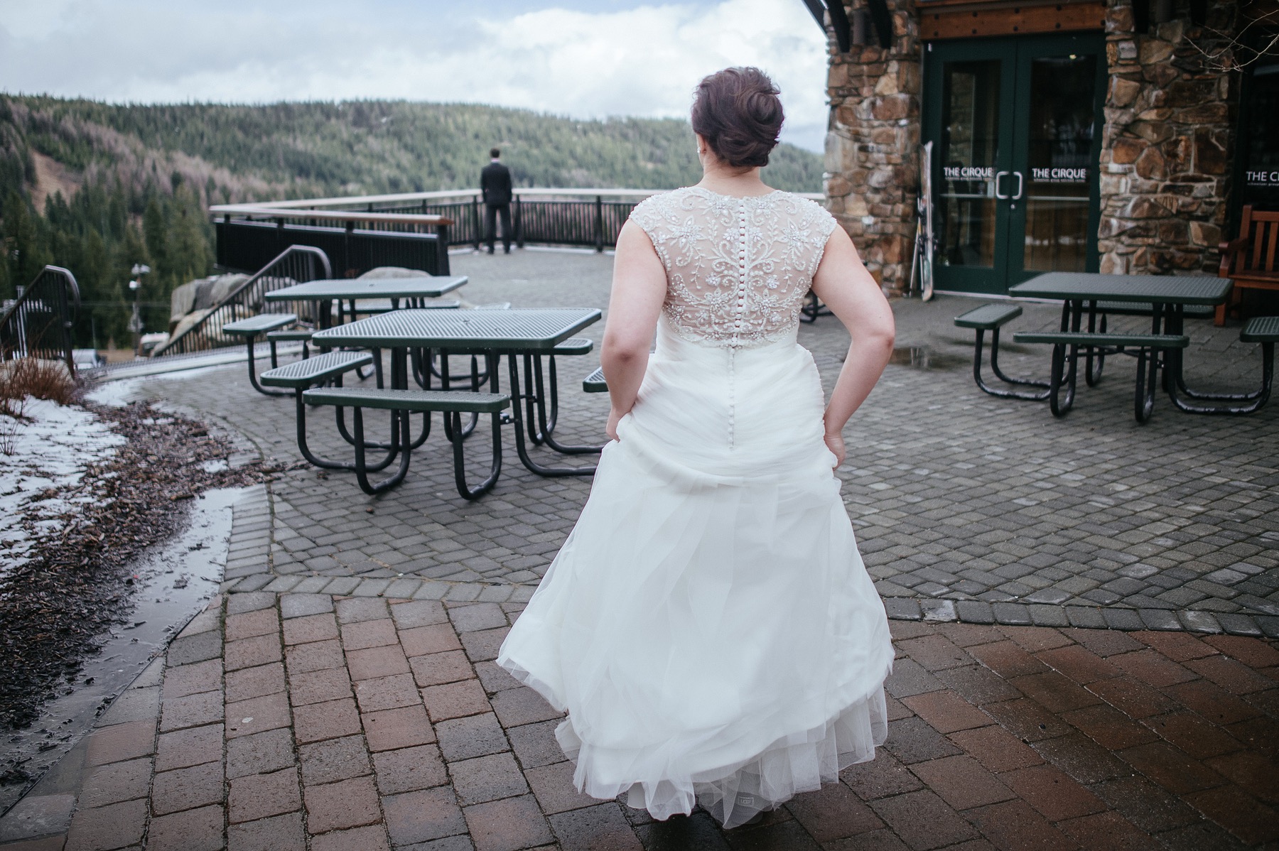 Walking to do the First Look