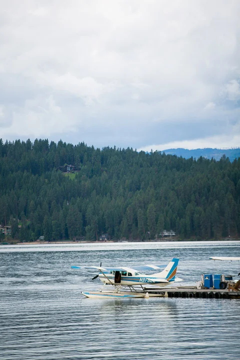 Beautiful view of lake Coeur d'Alene