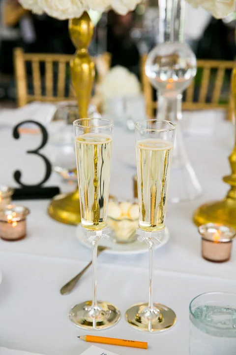 Champagne flutes for two