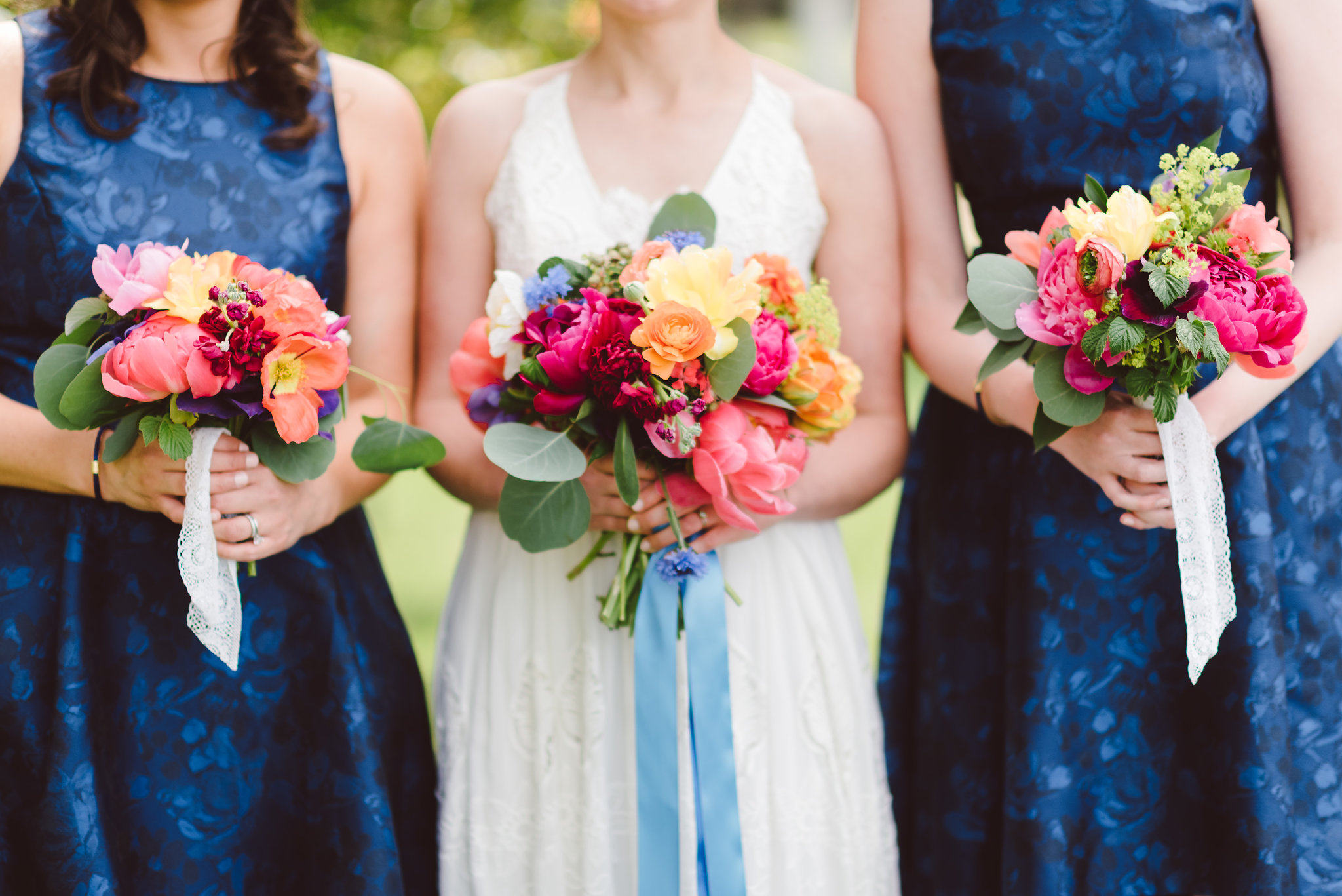 Bride and Bridesmaids