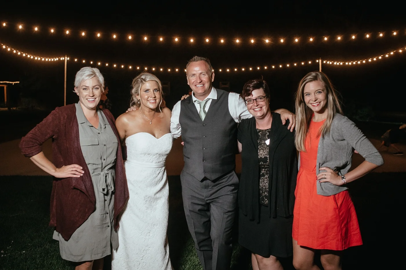 Team Red Letter at a wedding. Photo by Matt Shumate Photography