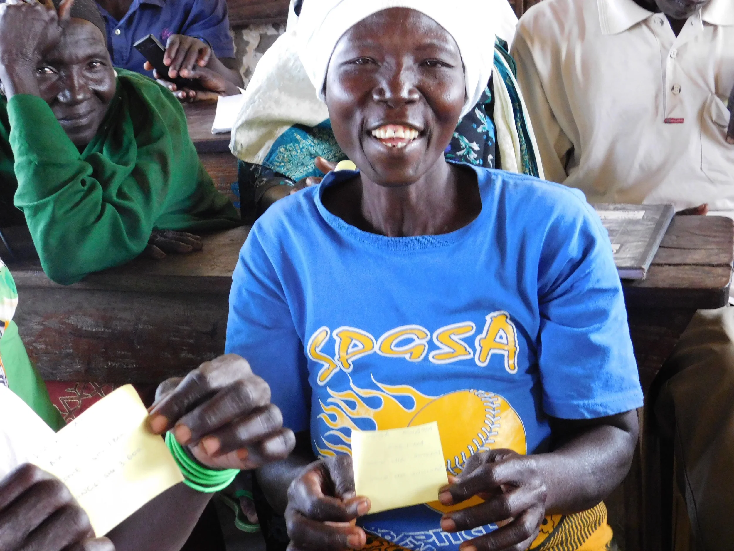  Abibu has the largest number of eggs and hence income and savings so far. 